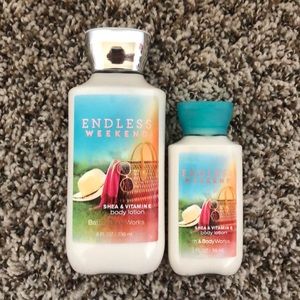 ENDLESS WEEKEND BATH AND BODY WORKS LOTION BUNDLE!